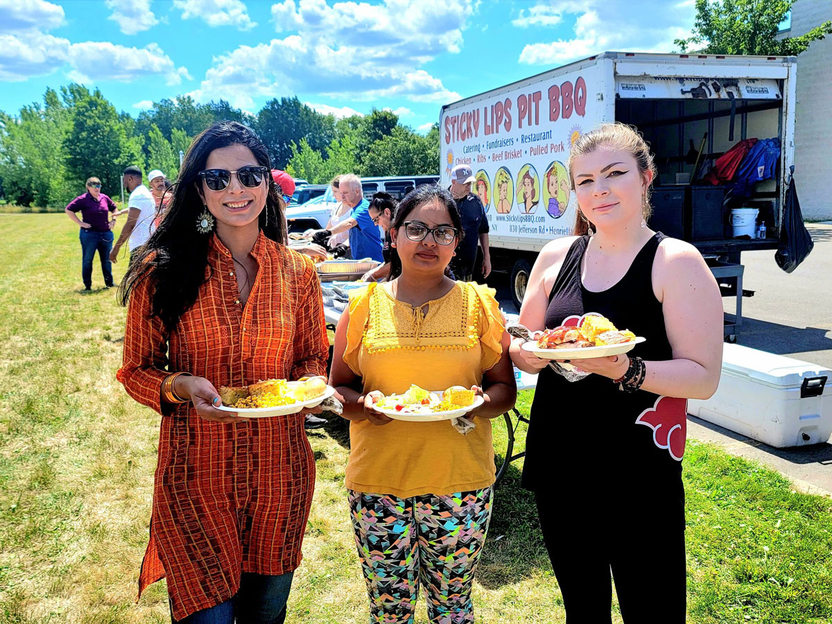 Mandeep, Gaga, and Emily